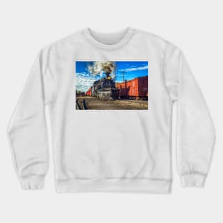 Cumbres and Toltec Narrow Gauge Railroad Chama New Mexico Yard Crewneck Sweatshirt